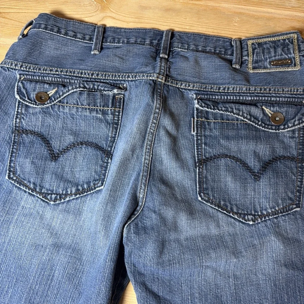 Vintage 90s Levi's Silvertab Shorts Mens 40 Blue Loose Baggy Relaxed Denim Jorts
